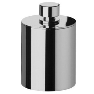 Bathroom Jar Round Metal Cotton Ball Jar Made in Brass Windisch 88416